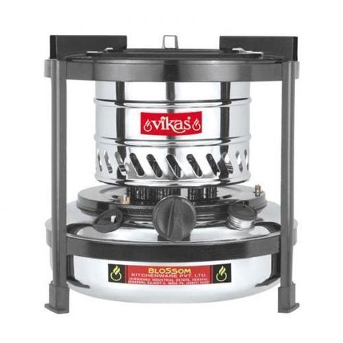 Vikas Mini Wick Stove- 2 litres - Silver,Black
