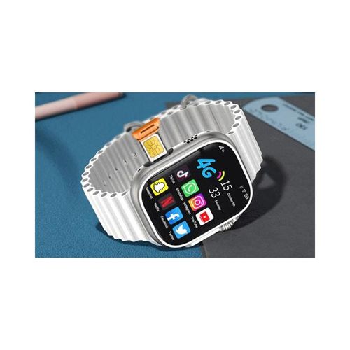 White Ultra 8 NFC Smart Waterproof Watch for iOS Android