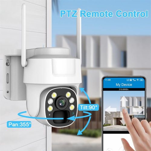 Outdoor waterproof Solar Camera With solar panel cctv outdoor security camera system 4g wireless HD full color night vision