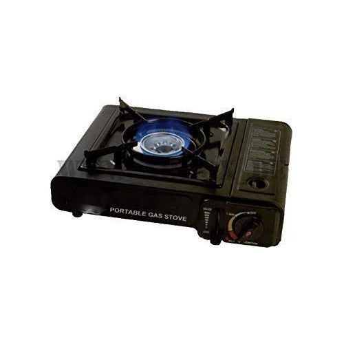 New Portable Single Butane Gas Cooker Stove + Free can- Black