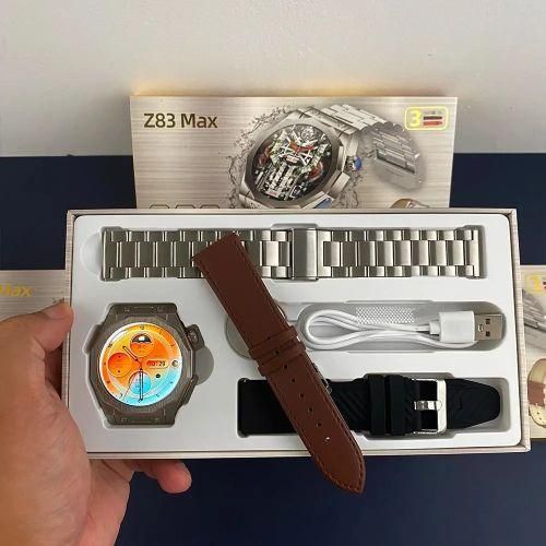 Z83 MAX Smart Watch NFC Lingdong Island 5.1 Bluetooth Call Sleep Blood Pressure Monitoring Three Watch Straps Waterproof Watches