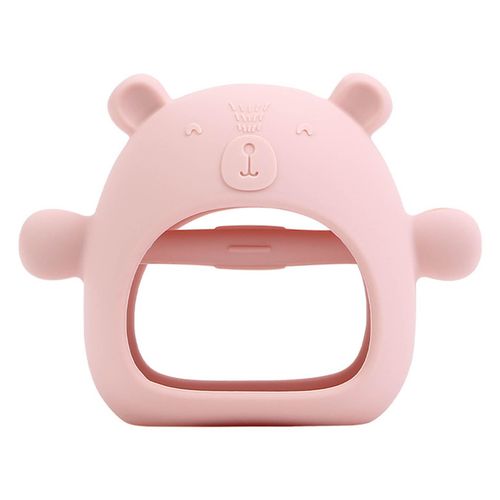 Baby Teether  BPA-Free Soothing Silicone Teething Toys for Sucking Infants Babay,Pink NO5116