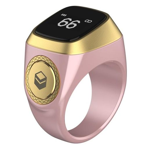 Iqibla Smart Tasbih Tally Counter Ring For Muslims Zikr Digital Tasbeeh 5 Prayer Time Reminder Waterproof