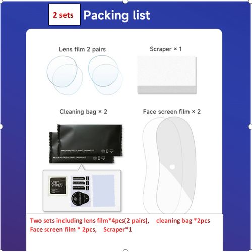 For PICO 4 Lens Protective Film VR Glasses screen protector High Definition Clear Film Screen Protector for Pico 4 VR Headset Cu