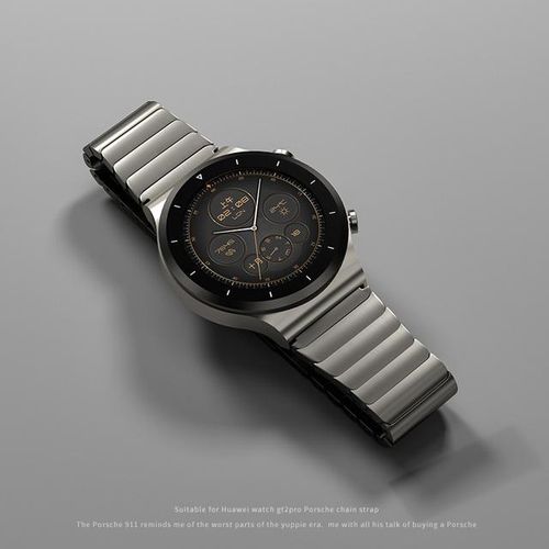 Porsche Metal Band For Ticwatch Pro 3 Ultra Gps Strap For Ticwatch Gtx S2 E2 Correa Bracelet 22mm Wristbands Accessorie