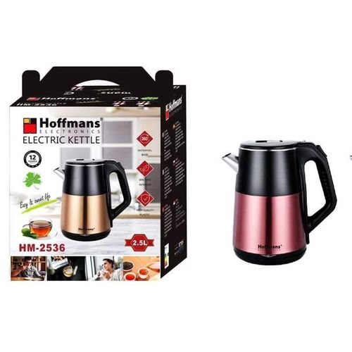 Hoffmans HM-2536 2.5L Electric Tea Kettle Fast Boiling Auto Shut-off and Boil Dry Protection Electric Kettle Pacolator