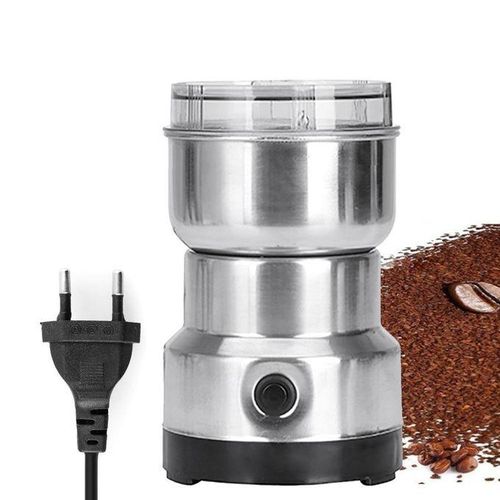 Generix  Electric Cereals Grain Grinder Mill Spice Herbs  Coffee Bean   Stainless Steel  Sliver