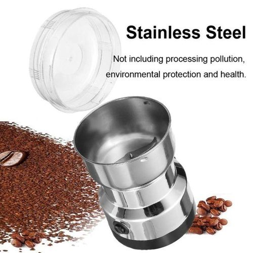 Generix  Electric Cereals Grain Grinder Mill Spice Herbs  Coffee Bean   Stainless Steel  Sliver