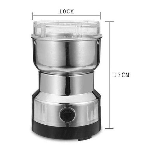 Generix  Electric Cereals Grain Grinder Mill Spice Herbs  Coffee Bean   Stainless Steel  Sliver