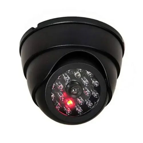 2025 Security Camera Flashing Red light Outdoor indoor False/Dummy camera-Black