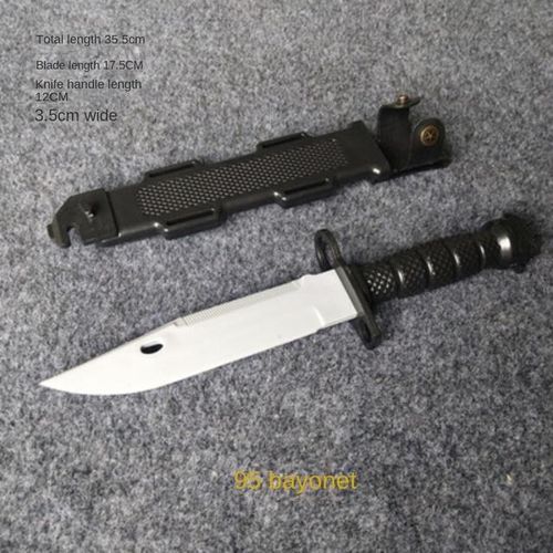 Model Rubber Training 95 Simulation props Rubber film props training equipment Show props machete hunting