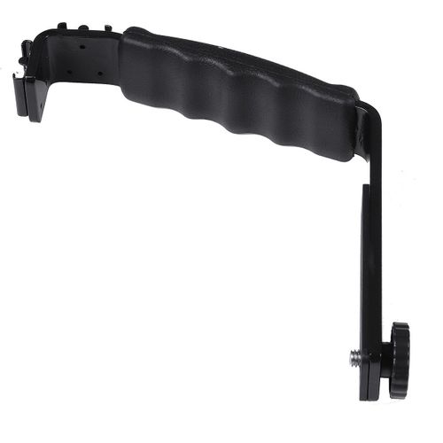 Handheld L-Shape Handle Gimbal Bracket Grip + Tripod Mount Stand Holder for OSMO Mobiles 2 3 ( Accessories Not Include) -- L Shape Handle Bracket / L Shape Bracket and Tripods Only L Shape Handle Bracket