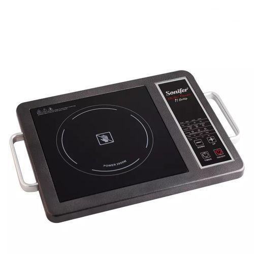 Sonifer Single Burner Electric Induction Cooker Hot Plate-Black