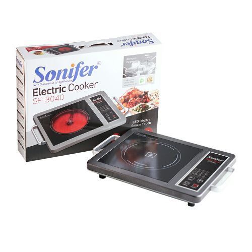 Sonifer Single Burner Electric Induction Cooker Hot Plate-Black