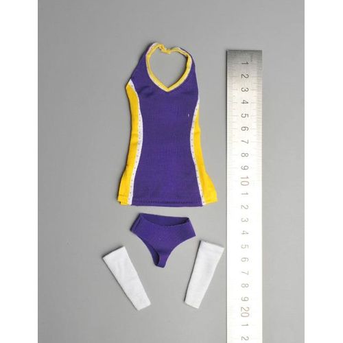 Maestro Studio 1/6 Scale Women's Cheerleading Costume Basketball Clothes Canvas Shoes Model for 12'' Action Figure Dolls