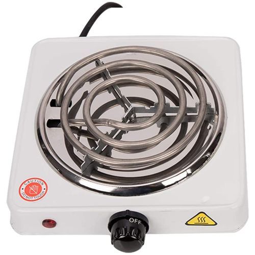 Coconut Single Coil Hot Plate - 1000/1500W - White