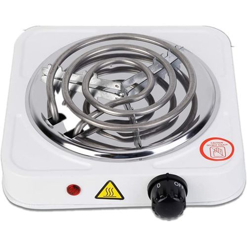 Coconut Single Coil Hot Plate - 1000/1500W - White