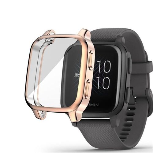 Tpu Electroplated Case Cover Protective For Garmin Venu Sq Garmin Venu Sq Music Bumper Screen Protector
