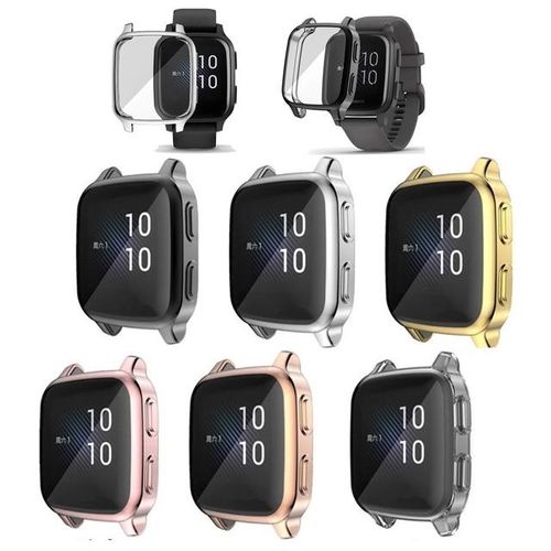 Tpu Electroplated Case Cover Protective For Garmin Venu Sq Garmin Venu Sq Music Bumper Screen Protector