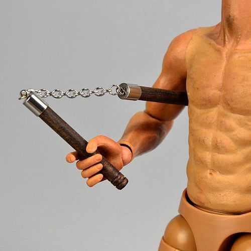 1/6 Different Materials Nunchaku Three Section ry For 12