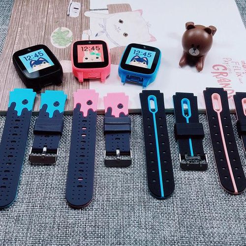 16mm Kids Watch Strap For Z6 Q12 Q19 Z5 Universal Children's Smart Watch Straps Easy Release Silicone Replacement Belt With Ears