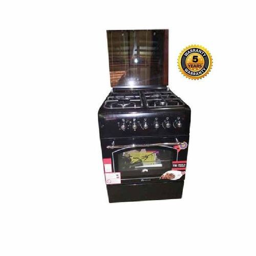 Blueflame T6031ERF-B  Rustic 3 Gas and 1 Hot Plate Cooker - Black