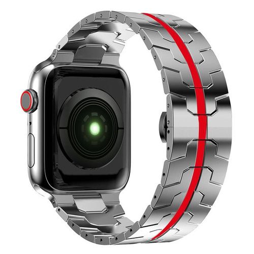 For Watch 7se New Man Stainless Steel Metal Strap For Iwatch 7 6 5 4 3 2 45mm 44mm 42mm 41mm 40mm 38mm Bracelet