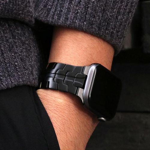 For Watch 7se New Man Stainless Steel Metal Strap For Iwatch 7 6 5 4 3 2 45mm 44mm 42mm 41mm 40mm 38mm Bracelet