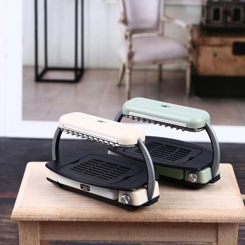 1:12 Miniature Dollhouse Rice Cooker Coffee Machine Bread Machine Meat Roaster Simulation Kitchen Appliance Accessories Toy