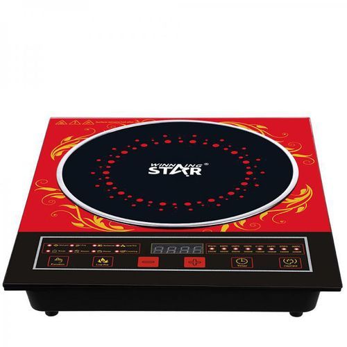 Winningstar Electric Induction Cooker Single Burner, Black