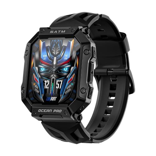LOKMAT Sport Smart Watch 5ATM Waterproof Big Full Touch Screen Rugged Smartwatches