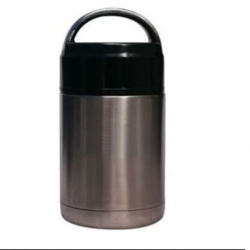 Travel More Always Food Flask-Black