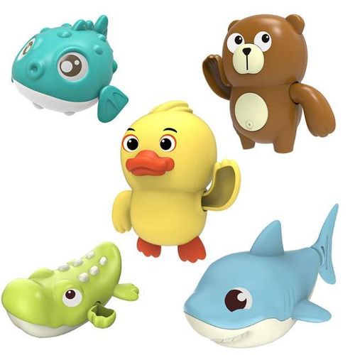 1PCS Swimming Promotes Sensory Development Waterproof Bath Time Fun -selling Water Toys For Babies Chain-up Cute And
