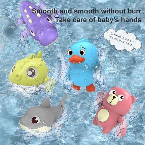 1PCS Swimming Promotes Sensory Development Waterproof Bath Time Fun -selling Water Toys For Babies Chain-up Cute And