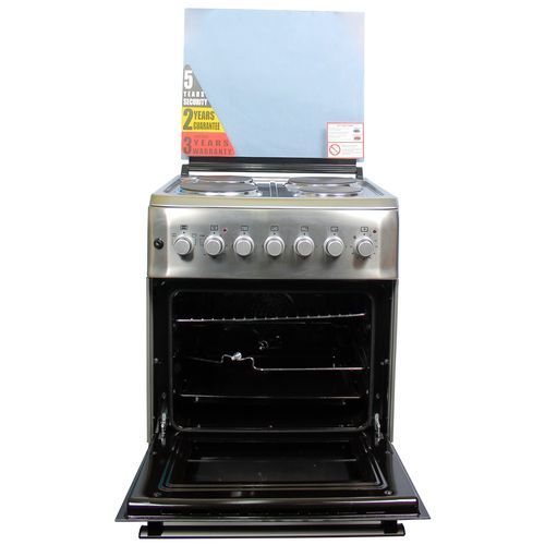 Blueflame 60 by 60 S6004ERF Full Electric Cooker  -  Inox