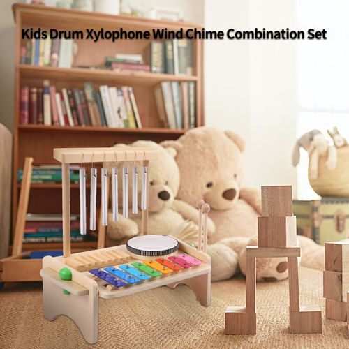 Wind Chime Combination Set Kids Drum Set Windchime