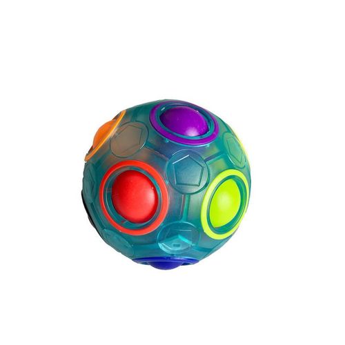 Demonic Culture Magic Rainbow Ball Puzzle Decompression Rainbow Ball Magic Cube Children's Fun Educational Toy 1psc