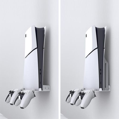 Wall Mount Storage Display Stand For PS5 Console Console and Controllers For New PS5 Wall Mount with Screw Fixing