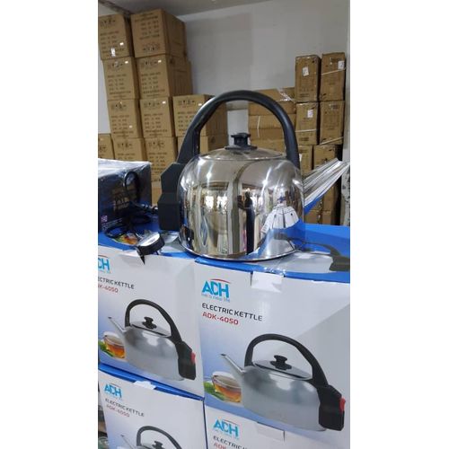 ADH Fast Boiling Electric Kettle 5 Liters - Silver