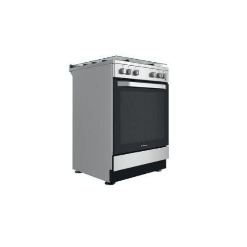 Ariston 60/60cms Cooker Vitro Ceramic 4 cooking points AS68V8KHX- Inox (01 Year Warranty)