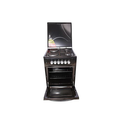 Blueflame Cooker 2 Electric 2 Gas 50 x 50cm - Black