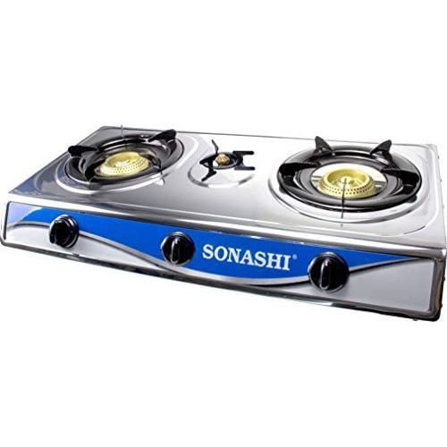 Sonashi Triple Gas Cooker - Silver