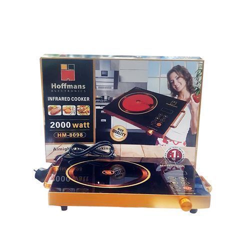 Infrared Cooker with Timer - Gold, Black