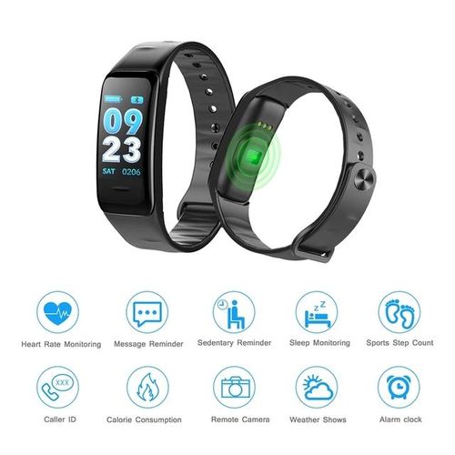 Fitness Bracelet C1s Bluetooth Smart Watch Waterproof Smart Bracelet Heart Rate And Blood Pressure Monitoring Health Tracker