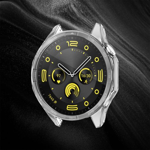 Transparent Watch Screen Protector Durable Anti-Scratch Electroplated Watch Bumper Cover Suitable for Reduces Fingerprint Smudges NO5148