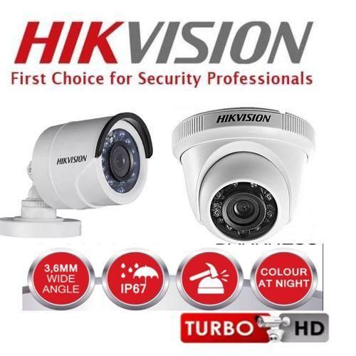 HIK CCTV Cameras Full Kit, 8 Bullet Shape Pack