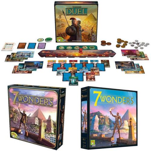 All English 7 wonders board games for Adults 2-8 friends Party games