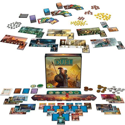 All English 7 wonders board games for Adults 2-8 friends Party games