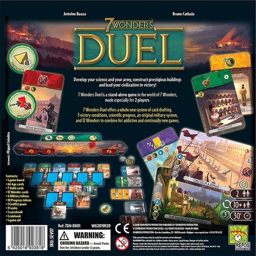 All English 7 wonders board games for Adults 2-8 friends Party games