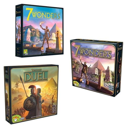 All English 7 wonders board games for Adults 2-8 friends Party games